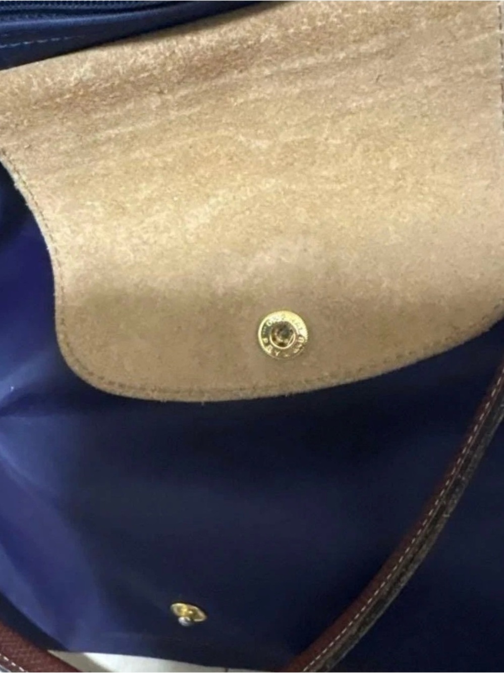 Longchamp purple nylon tote - Picture 5 of 8